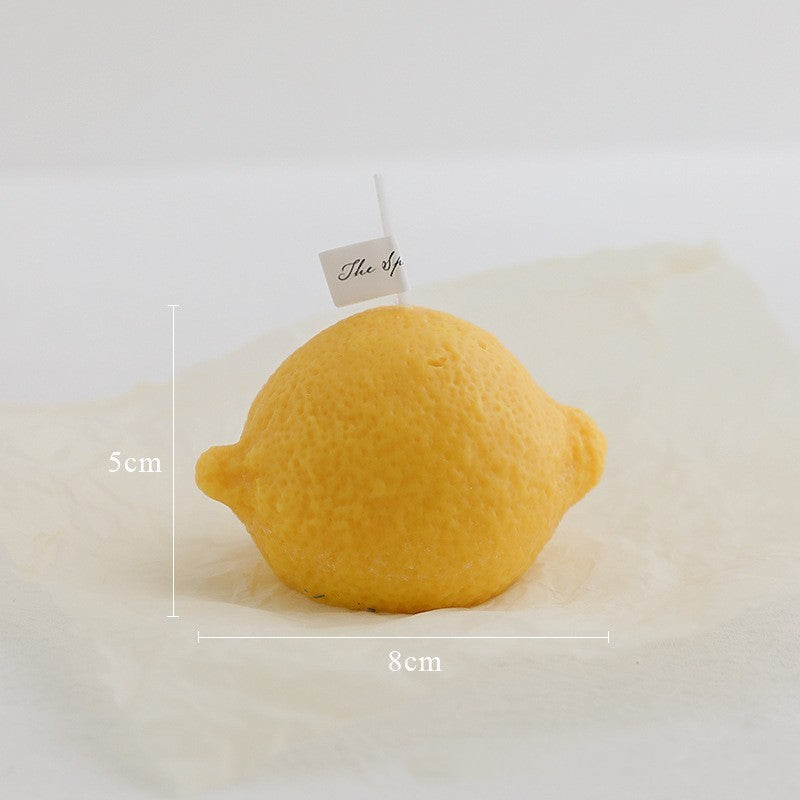 ZestGlow Lemon Candle