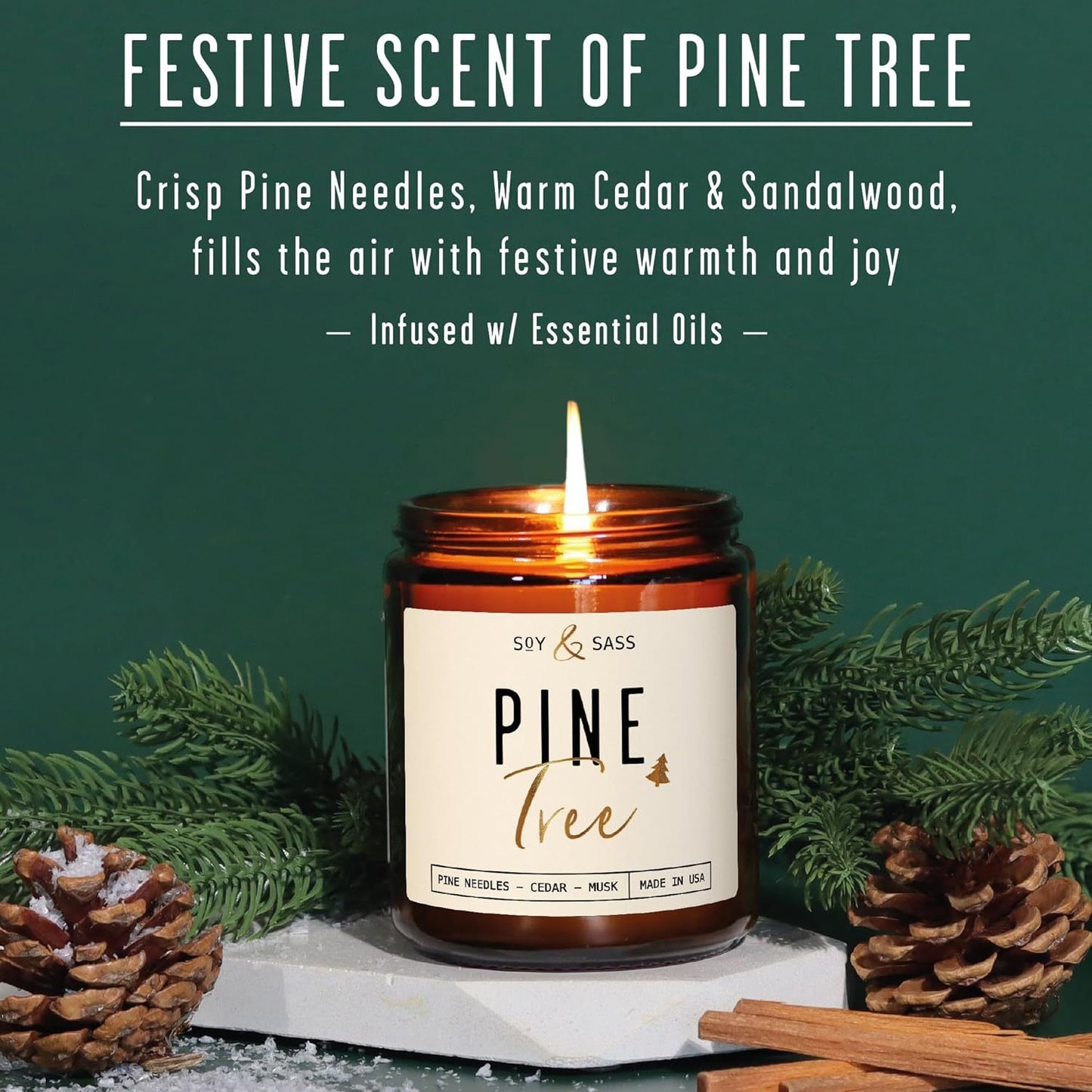 Pinewood Serenity Candle