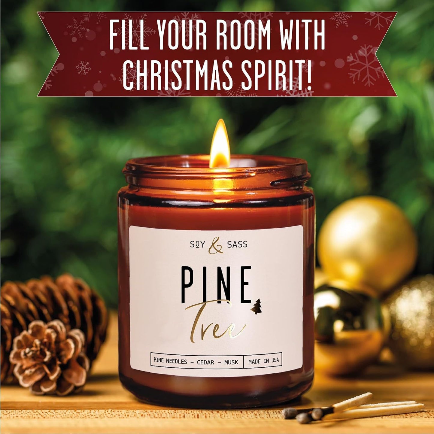 Pinewood Serenity Candle