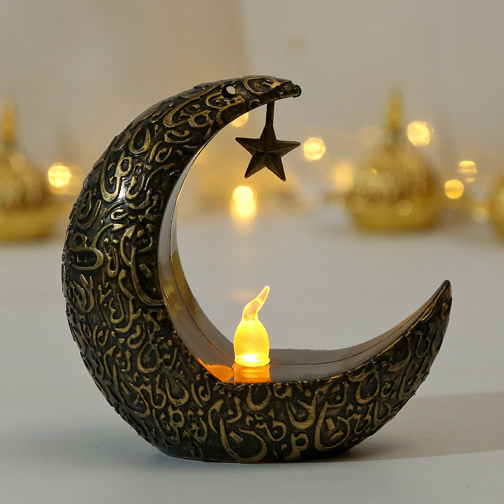 Celestial Glow Candlestick Lamp