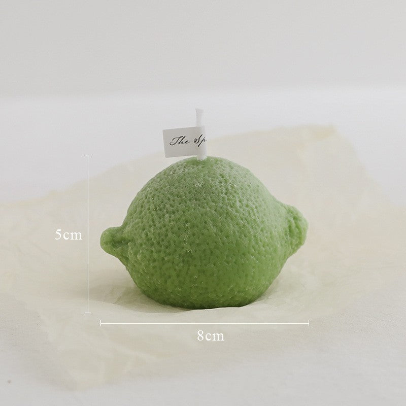 ZestGlow Lemon Candle