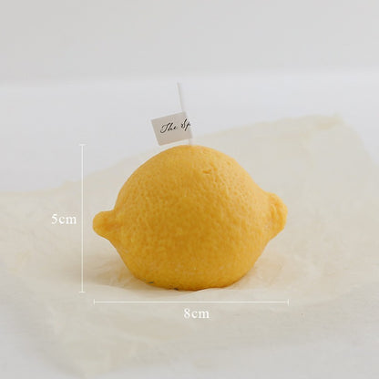ZestGlow Lemon Candle