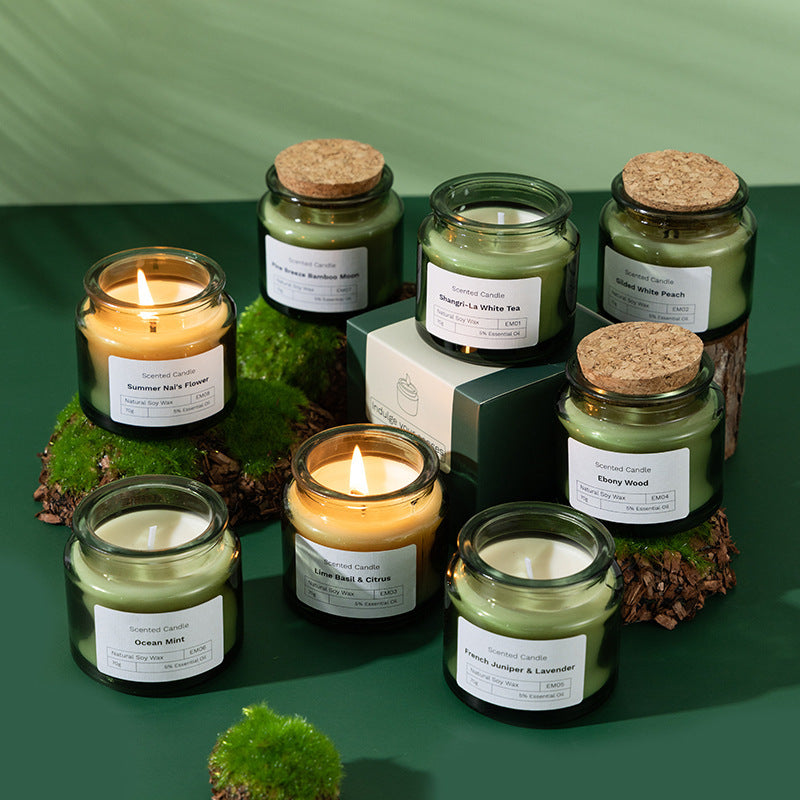 Emerald Glow Soy Candle