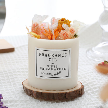 Dried blossom wick Candle