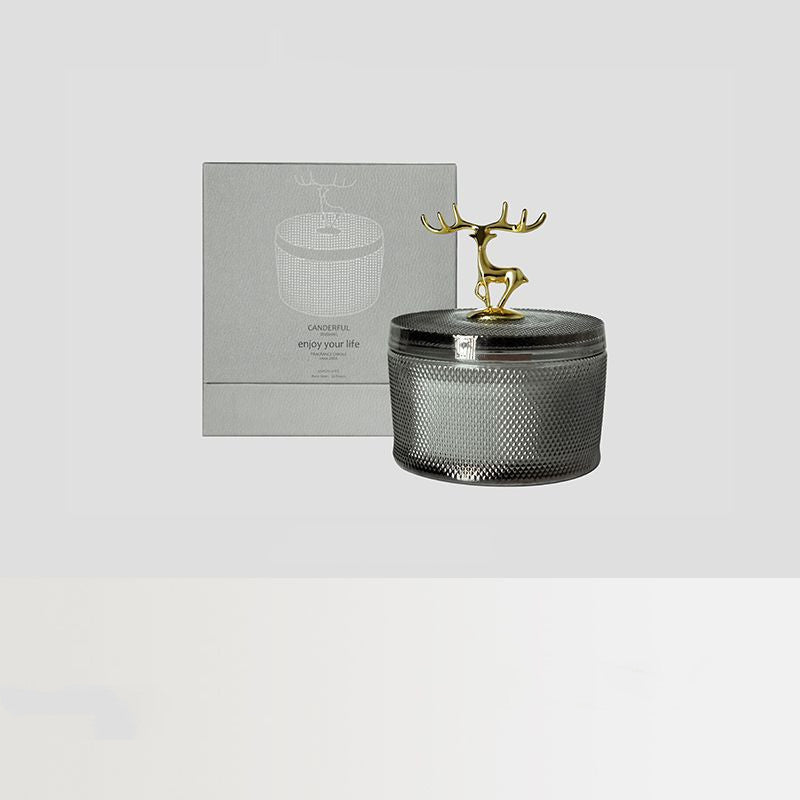 Antler Glow Hammered Candle