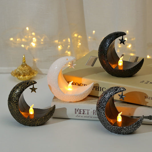 Celestial Glow Candlestick Lamp