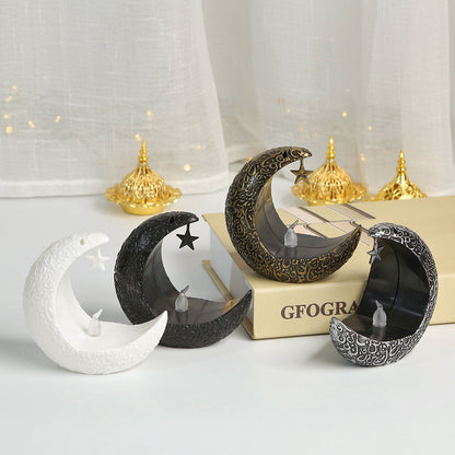 Celestial Glow Candlestick Lamp